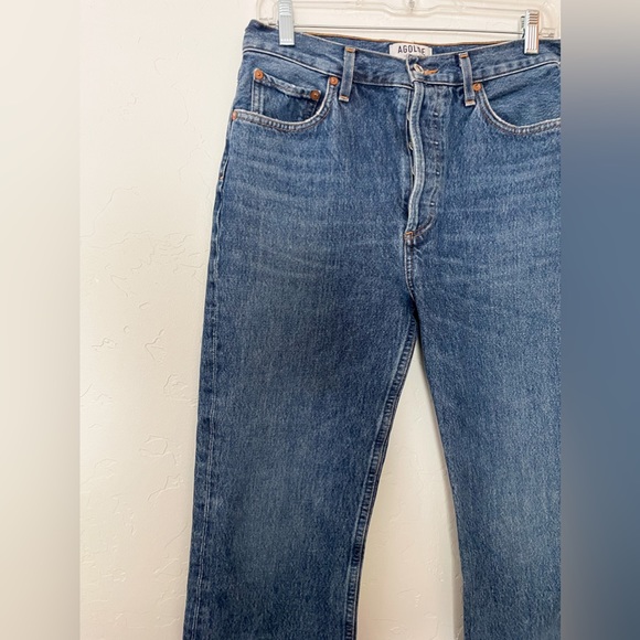 HOST PICK ❤️🥰AGOLDE RILEY HIGH RISE STRAIGHT CROP - ESCAPE - Picture 7 of 14